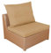 chilly pilley® Rattan-Möbelkissen, Gartenkissen, Sitzkissen, viele Größen und viele Farben 50x60x10, Kamel