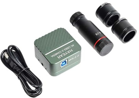 Junterone Videocamera del microscopio di industria digitale Usb3.0 del microscopio 4k per la video misurazione
