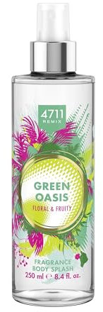 4711® Remix Green Oasis I Body Splash - spritzig - frei - abenteuerlustig - für wahre Lebensfreude! I 250ml Body Splash