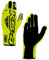 Ompracing Guanti Omp Kart KS-4, Giallo/Nero, Taglia XS