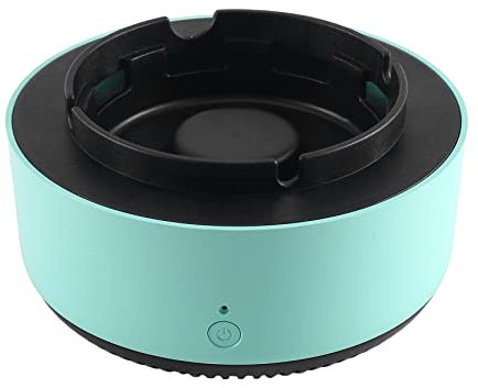 Aflytep 2 in 1 Air Purifier Ashtray for Air Purification with Negative Ions for Home, Car Green