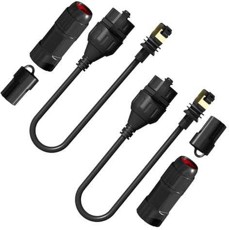 Klutchtech Starlink Lot de 2 adaptateurs Ethernet Gen 3/Mini, câble Starlink SPX vers RJ45 pour parabole standard V3/Mini et routeur Noir