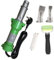 Beyondlife 1600W Plastic Welder Hot Air Welder Heating Gun PVC Vinyl Rod Welding Hot Gas Pistol Tool Kit with Two Flat Speed Nozzles, with LED Lighting, UK Plug