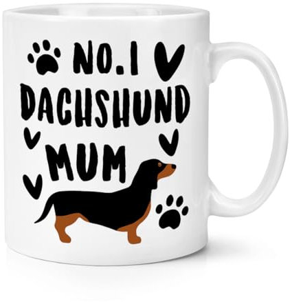 No.1 Dachshund Mum 10oz Mug Cup