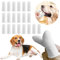 20 Stück Fingerlinge Hunde Zahnpflege, Fingerzahnbürste Hund, Pet Finger Zahnbürste für Hunde Und Katzen, Effiziente und Saubere(FARBE:Weiß)