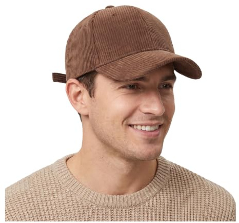 YAMEE Baseball Cap Winter Herren Verstellbare Weich Leicht,Wintermütze Damen Cord Hochwertige Vintage,Baseball Cap Damen Warm,Basecap Herren Winddicht Kältedicht,Schirmmütze für Herren Atmungsaktive