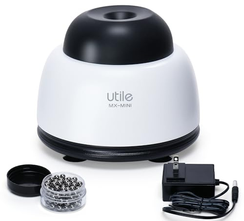 Utile Mini Vortex Mixer with Touch Function, Lab Paint Shaker, Lab Vortexer for Tubes,Include 120 pcs Stainless Steel Mixing Balls, 4424.3004.1B