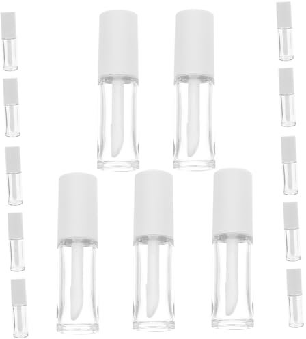 Ipetboom 15pcs Refillable Lip Tint Balm Tubes Empty Lip Gloss Containers Safe Material Leakproof