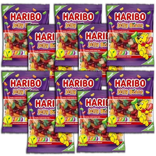 10 er Pack Haribo Jelly Beans vegan 10 x 160 g