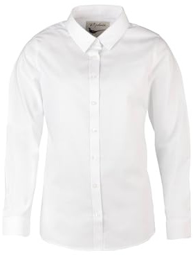 Rydale Ladies Oxford Cotton Shirt Womens 100% Cotton Long Sleeve Blouse Smart Casual Plain Shirts