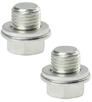 Xibao Tornillo Carter Aceite,Inoxidable Acero Tornillo Tapón Carter Tornillo Tapón para Drenaje de Aceite,Tornillo Magnéctico para Drenaje,Adecuado para la mayoría de los Automóviles,Barcos (M16x1.5)