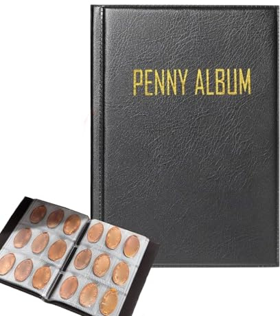 Souvenirbuch für Penny – Album gepresste Münzen, Organizer | Taschengeldsammler, kompakte Briefmarken von einem Viertel-Dollar, für den Heimgebrauch, leicht und tragbar
