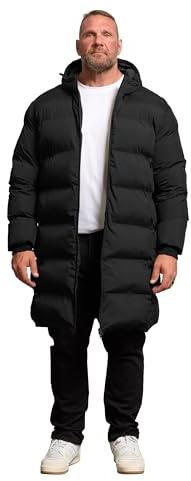 BadRhino Big & Tall Seamless Longline Puffer Jacket - Men's - Plus Size Curve