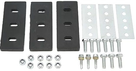 Pssopp Schneefräsen-Laufrad-Set, Metall, Verbessert die Schneewurfweite, Einfache Installation für 2-stufige Schneefräsen