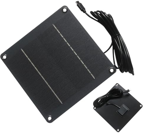 Panneau solaire portable - charge solaire monocristalline 40 W 12 V - Panneau chargeur imperméable | Pour camping, remorque, voyage, ferme