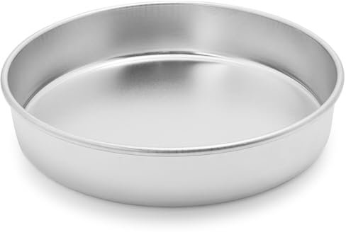 Nordic Ware 45412 Naturals Aluminum Bakeware Layer Cake Pan, Aluminium, Silver
