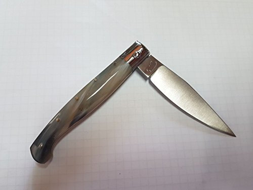 COLTELLO PATTADA SARDO MANICO CORNO BOVINO LAMA CM 8