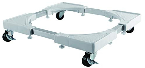 mywall HZ22WL Rollrahmen für Haushaltsgeräte - ideal für Waschmaschienen/Trockner, bis 200Kg weiß