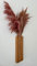Wandvase aus Holz Eiche, Hängevase, Wanddekoration aus Massivholz (Walnussöl, Dunkelbraun) (Dunkelbraun)