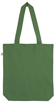 T-Shirt Laden Baumwolltasche mit persönlichem Motiv Bedrucken (persönliche Fototasse mit eigenem Bild und Text) Materialzusammensetzung: 100% Biobaumwolle (grün)