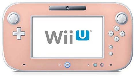 Skins4u Design modding Aufkleber Vinyl Skin Klebe Folie Skins Schutzfolie für Nintendo Wii U Controller Solid State Peach