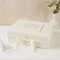 ANGEL & DOVE Large A4 Ivory Memory Keepsake Box for Funeral, Wedding, Sympathy Gift, Travel, Baby