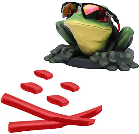 Acefrog Ersatz Gummikits für Oakley Fast Jacket/Fast Jacket XL Sonnenbrillen - Rot