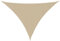vidaXL Toldo Parasol Lona Protector Solar Sombra de Patio Jardín Terraza Balcón Parque Exterior de Vela Triangular de Tela Oxford Beige 3,5x3,5x4,9 m