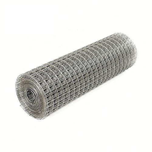Bderkz 0,4 Zoll Verzinkt Hardware-Tuch 40 Zoll X 50 Fuß Maschendrahtzaun Geschweißter Maschendrahtzaun Züchtung Von Gartenpflanzen Kaninchen-Gopher-Käfig (Color : 0.6CM Hole X 0.6MM THICK-1X15M)