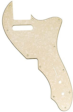 Musiclily Pro 11 Löcher Gitarren Schlagbrett Pickguard für USA Fender 69 Tele Thinline Style E-Gitarre, 4-lagig Aged White Pearl