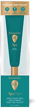 Summer's Eve Post-Shave Intimate Skin Hydrating Serum, 1 Oz, Fragrance-Free After Shave for Women with Vitamin E & Coconut Oil
