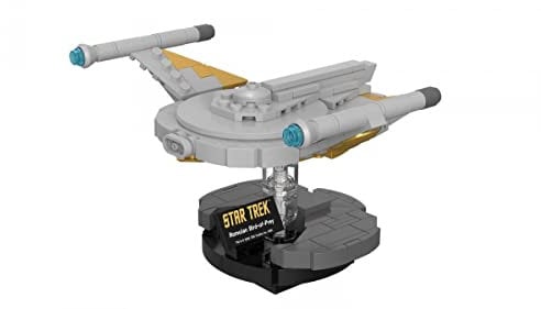 BlueBrixx Titel Pro Star Trek Romulan Bird-of-Prey – Modellbausatz für Erwachsene und Kinder, Klemmbausteine-Set aus 238 Teilen, Detailliertes Raumschiff, Offizielle Lizenz, 104958