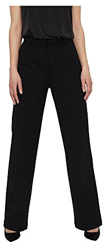 VERO MODA VMZAMIRA Mr Slim Straight Pant GA Noos Pantalons, Black, XXS / 32L Femme
