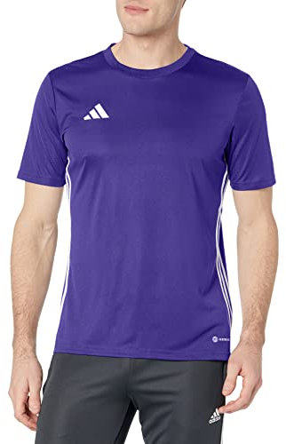 Adidas Camicia da Uomo Tabela 23 Jersey, Team Collegiate Viola/Bianco, M Tall