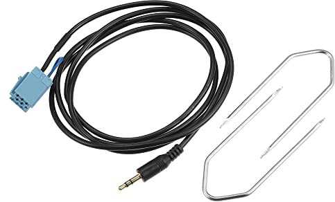 X AUTOHAUX Bluetooth Adapter Auto Drahtlos AUX Kabel Audio Radio Musik Schnittstelle Adapter für FIAT 500 Grande Punto Evo Panda for für Lancia Y ABS Schwarz