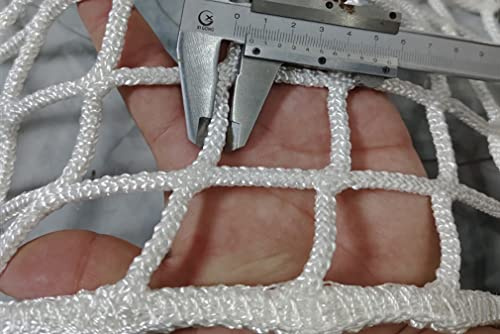 LGLFDJ Etagenbett-Sicherheitsnetz Für Oberes Etagenbett, Weißes Fallschutznetz, Knotenloses Zaunnetz Für Balkongeländerschutz, Kinderspielplatzgeländer-Schutznetz(Size:1M×1M(3.3FT×3.3FT),Color:Weiß)
