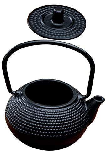 SHERCHPRY Té Mini Tetera de Hierro Fundido Adorno Decorativo para Oficina Salón de Té y Diseño de Escenas Domésticas