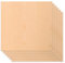 Bastelholzplatte Sperrholz Platten, 6 Stück Kirschholz-Sperrholz, 30,5 x 30,5 cm, unbehandeltes Holz für DIY Handwerk Malen Modellieren Modellbau