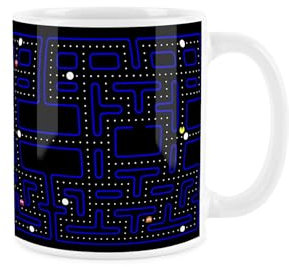 Purely Home Arcade Games Mug - Vintage Video Games/Hobbies - White Ceramic Tea/Coffee Gift Cup