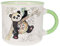 Kiub Mini mug timbale expresso avec des animaux - motif panda dans son bambou - Hauteur 6,5CM - porcelaine fine