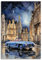 ARTLAND Wanddeko Leinwand Bilder Wandbild 70x100 cm Auto Cabrio Sportwagen Oldtimer Klassiker Mercedes 190SL U5CS