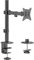 Maclean MC-572N Monitorhalterung 17-32 Tischhalterung, Höhenverstellbar, Schwenkbar Neigbar Drehbar VESA 75x75 100x100, Monitorarm mit Gelenk Belastung bis 9kg