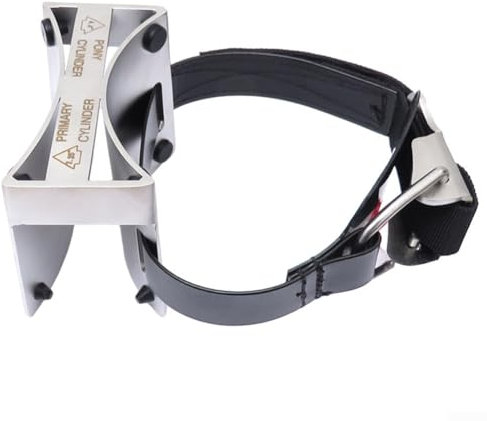 Cilindro de buceo Pony Mount, Highland Scuba Pony Mount Técnico Buceo Tamaño Botella Aro 11 ~ 12L Diámetro 180 mm para Buceo Técnico