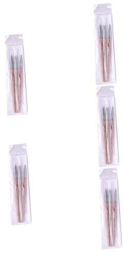 Healeved 15pcs DIY Manicure Pen Professional Nail Carving Pen Manicure Painting Tool for Nail Art Supply Art Brush Hand