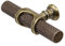 Decoranddecor Amelia - Knurled Cabinet Handles | Aluminium T-Bar Kitchen Cupboard Handles | Furniture Knobs | 70mm Knob, Antique Brass