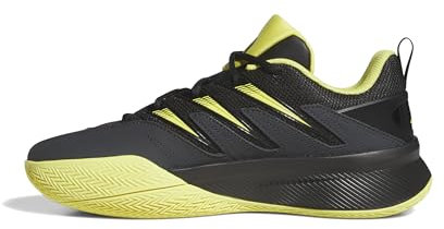 adidas Dame Certified 3, Zapatillas de Baloncesto Unisex Adulto, Core Black/Pure Sulfur/Carbon, 44 2/3 EU