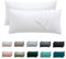 Nesture Kissenbezug 40 x 70 2er Set - kopfkissenbezug 40x70 cm Weiß, 100% Mikrofaser kissenbezüge mit Reißverschluss, Weich und Bügelfrei