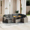 Amorsee Gartenlounge Rattan Verstellbare Tischplatte Lounge Möbel Outdoor Ecklounge Gartensofa Terrassenmöbel Garten Loungemöbel Set Ecksofa Sofa Terrasse Gartenmöbel Set Gartengarnitur