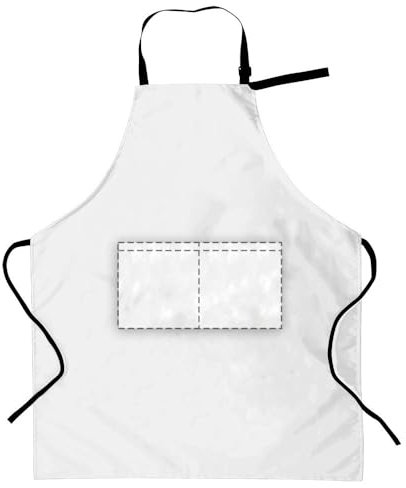 Individuelles Küchenschürze mit Foto & Text – Perfekt für Geschenke, Kochen, Backen & Gartenarbeit – Anpassbare Schürze aus Polyester mit Taschen – Personalisierte Schürze für Jeden Anlass
