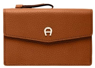 Aigner Mini Geldbörse/Kartenetui Vika, Cognac